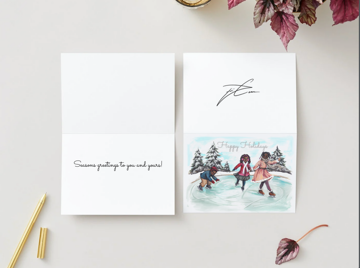 Wintertime Ice-Skating