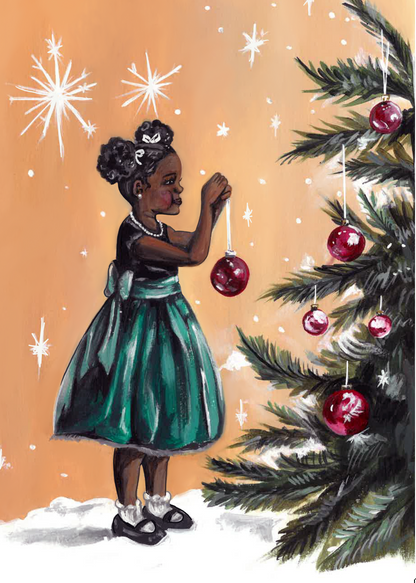 Little Girl with Tree